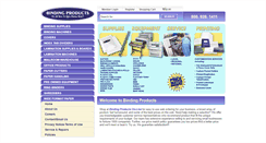 Desktop Screenshot of bindingproducts.com